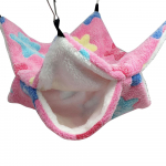 V&otilde;rkkiik rottidele Kahekordne paks pl&uuml;&uuml;sis soe voodi hamstri maja pesa magamiskott rippuvad puu voodid lemmiklooma hamstri puur 20x20cm heleroheline v&auml;rv