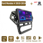 Android Carplay Autoraadio Ford Mondeo 4 2010-2014 jaoks Multimeediam&auml;ngija Pea&uuml;ksus Stereo GPS-navigatsioon BT WIFI 2+32GB 1+16GB