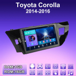 2 DIN Android Carplay autoraadio Toyota Corolla 2014-2016 multimeediumipleieri peakomplekti stereo GPS-navigatsioon BT WIFI 2+32GB 1+16GB