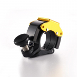 Roostevabast terasest rattakella r&otilde;ngas MTB jalgratta sarv jalgratta juhtrauda kella terav helisignaal jalgrattatarvikute jaoks kollane