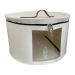 M&uuml;tsi hoiustamise &auml;mbri korraldaja l&auml;bipaistev disain t&otilde;mblukk, suure mahutavusega kauboi m&uuml;tsi organiseerija &uuml;mbris k&auml;epidemega S valge