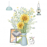 WC-kleebis Creative Cartoon tualettruumi kaane kleebis Kauakestev, kergesti kleebitav seinakleebis vannitoa kaunistamiseks Rabbit