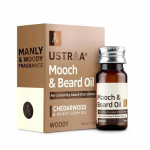 Ustraa Woody Mooch and Beard Oil - 35ml - S&auml;ra, toitmine ja meeldiv l&otilde;hn habemele | Parabeen puudub