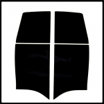 Mootorratta k&otilde;vakoti poolk&uuml;ljel helkurkleebised BMW R1200RT R1200ST K1200GT K1300GT R 1200RT 2005-2013 R 1200 RT jaoks punane