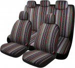 Etniline riidest autoistmekate - Universaalne sobivus viiekohalistele mudelitele