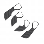 11. p&otilde;lvkonna Civic s&uuml;sinikkiust l&ouml;&ouml;kvastane uksepadi stiilne interj&ouml;&ouml;ri kleebis 11th generation Civic must