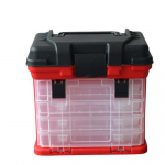 4-kihiline sahtlit&uuml;&uuml;pi kaasaskantav multifunktsionaalne merip&uuml;&uuml;ki landihoidik 27cm*26cm*17cm hall