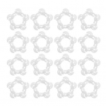 100 tk &otilde;hupalliklambrid, tugevad, mitte kergesti deformeeruvad, laialdaselt kasutatav &otilde;hupallikaare klambri konnektori &otilde;hupallir&otilde;nga pandla komplekt valge