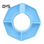 Tumbler Silikoonist suupistetaldrik, 4 lahtrit, suure mahutavusega kaasaskantav v&auml;lipiknikustaadioni joogitops Top Popkornihoidja konteineri kausialus roosa