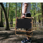 Režiss&ouml;&ouml;ri tooli l&otilde;uendi katte asendusvarustus seljatugi Matkariidest padi Kokkupandavad toolid must