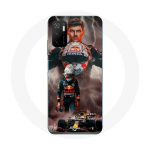 Coque Maniacase pour Xiaomi Poco M3 Pro 5G verstappen &eacute;clair Formule 1 Casque F1