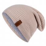 Uus Unisex Ski Beanie Cap heegeldatud kudum Lisa karusnaha voodriga soe kootud m&uuml;ts &otilde;ues stiilsed &uuml;hev&auml;rvilised talvem&uuml;tsid meestele ja naistele