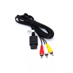 C&acirc;ble AV pour Nintendo NGC, N64, Nintendo 64, SFC (SNES), Gamecube - Connecteur: 3x RCA, 1x connecteur nintendo - Longueur totale...