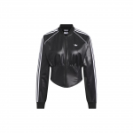 Adidas Originals Korsett Sst Treeningjakk V&auml;rviplokk Kootud Spordijakk Naiste pealisr&otilde;ivad Must IX1904 XXS