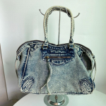 Denim-tote kotid naistele Luksuslikud disainer-suure mahutavusega &otilde;la-crossbody kotid Trendikad linna kotid ja k&auml;ekotid Koti-kott