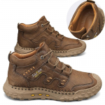 38-48S&uuml;gis /Talv K&auml;sitsi valmistatud Meeste Saapad Kingad Mugavad Pahkluusaapad Meestele Vabaaja Kingad Mokassiinid Mees T&ouml;&ouml;saapad 48 khaki