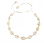 Boho Beach Bohemian Shell Choker kaelakeed Naistele T&uuml;drukutele Suveehted Aheldatud Shell Ripatsid Kaelakee valge