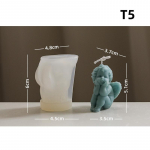 3D inglik&uuml;&uuml;nla silikoonvorm DIY k&auml;sitsi valmistatud k&uuml;&uuml;nlavorm armas t&uuml;druk, seep krohv k&auml;sit&ouml;&ouml;, dekoratiivvaigust k&uuml;&uuml;nla valmistamise vorm