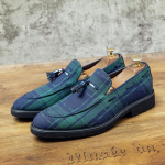 Mood Meeste Ruudulised L&otilde;uendkingad Tuttidega Loaferid Kingad Retro Vabaajajalatsid Mood &Uuml;ksikud Kingad Zapatos De Hombre 2024 38