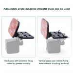 Universaalne tagakaamera kinnitusklamber Tagaklaasi kinnitus Alus Enamiku tagakaamerate jaoks Armatuurkaamera Auto tagakaamera Tagurduskaamera