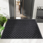 Lihtne pol&uuml;prop&uuml;leenist p&otilde;randamatt libisemiskindel jalamatt sissep&auml;&auml;suuks M&auml;&auml;rdunud kummimatt Kodu veranda tolmumatt vaip 43.5*75cm