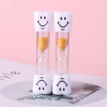 Loominguline 3-minutiline liivakell, liivaklaas lastele Lastele kingitus naeratava n&auml;oga liivakell liivakell toiduvalmistamiseks hammaste harjamiseks roosa