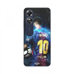Coque Oppo A17 Lionel Messi Football Superstar Maniacase