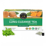 TEACURRY Lungs Cleanse Tea Box - (30 Tea Bags, 1 month Pack) - Lung Detox Tea | Helps Quit Smoking And Clean Lungs | Herbal Lung Wellness Tea
