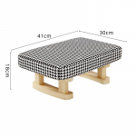 Loominguline madal taburet, majapidamises kasutatav v&auml;ike taburet, t&auml;ispuidust riidest taburet, elutoa lihtne diivan, jalapink, t&auml;iskasvanute pink, kingatool, taburetid