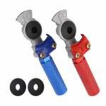 2 TK R&otilde;&otilde;msate k&auml;tekomplekt, punane ja sinine anodeeritud alumiiniumist pikk eluiga poolveoautode haagishaagiste jaoks