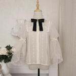 Victoriaanlik Gooti Lolita Kleit Kawaii Naised Magus Pitsvarrukatega Pluusid Liblika Prindiga Printsessi Seelik Vintage Elegants Lolita Komplektid L