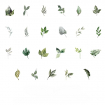 46 t&uuml;kki/karp Retro Klassikaline Scrapbook P&auml;evik Kleebis Seened &Otilde;ied Lehed Liblikad Kirjatarvete Kleebis Ise-tee dekoor Pagasikleebis