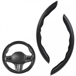 1paar auto rooliratta katted Booster mikrokiust nahast auto sisekujundustarvikud universaalne s&uuml;sinikkiust v&auml;limus punane