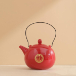 Jin Shuangxi-T&otilde;stetalaga Poti Tee Komplekt, Pulmatass, Punase Suuga Muudatus, Pulmatarbed beige