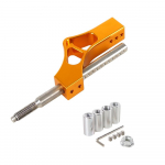 Uue auto alumiiniumist k&auml;igukangi pikendus, universaalne reguleeritava k&otilde;rgusega hoova pikendus k&auml;iguvahetaja kvaliteetne kuld