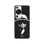 Coque Huawei P60 Pro Monkey D. Luffy black and white Maniacase