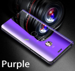 Luksuslik Smart View Clear Mirror nahast klapp-aluse telefoni&uuml;mbrise kate Samsung Huawei Xiaomi jne jaoks. iPhone 16