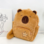 Capybara pl&uuml;&uuml;sist seljakott Mood Plushie nuku karusnahast kott &Otilde;lakott Vabaaja Capibala multifilmi kott Kingitused lastele
