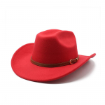 Western Cowboy m&uuml;ts villane silindrim&uuml;ts suur katuser&auml;&auml;sta m&uuml;ts v&auml;hemuse stiilis dž&auml;ssim&uuml;ts M（56-58cm） punane