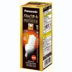 Panasonic Kompaktne luminofoorlamp kaarpirn 60 W t&uuml;&uuml;p pirni v&auml;rvus E26 Base Parlook Ball Premier Q D-t&uuml;&uuml;pi (Katmata toru) EFD15EL/10HS