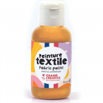 Peinture pour textile 50 ml - dor&eacute;
