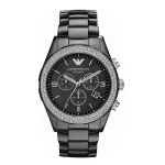 Emporio Armani AR1455 Ceramica naiste kristallkell must