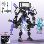 Skibidi tualett 3.0 Titaan Kellamees Ehitusklots Lastele Titaan Kaameramees R&auml;&auml;kivmees Kokkupandavad Klotsid M&auml;nguasjad Poistele Kingitus Lihav&otilde;tte M&auml;nguasjad