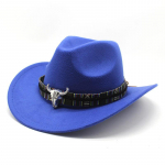 Wind Western Cowboy M&uuml;ts Sarv Villane Jazz Silindrim&uuml;ts Meeste ja Naiste Etnilises stiilis Viltm&uuml;ts Suur r&auml;&auml;stak&uuml;bar M（56-58cm） hall v&auml;rv