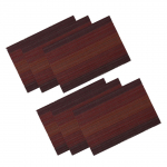 6X S&ouml;&ouml;gipadi Tassialus Laua Alusmatt Elegantne Plisseeritud Mitmeotstarbeline Viimistlus Dekor Kodumajapidamine Kodu Dekoratiivne punane