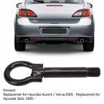 Veokonks 6001546734 Haagise aasa vahetus Hyundai Accent Verna Black jaoks