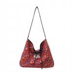 Spring and Summer New Retro Ethnic Style Floral Patchwork Shoulder Bag Boho Style Canvas Bag Multi-purpose Women's Bag