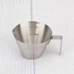 304 roostevabast terasest tila kohvi m&otilde;&otilde;tekann espresso piima ekstraheerimise m&otilde;&otilde;tetops koos skaala kohvi valamise tassi k&ouml;&ouml;git&ouml;&ouml;riist 100ml