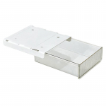 Punch-free sahtli stiilis mitmesugused hoiukastid laua all Kodu plastist peidetud multifunktsionaalsed kontoritarvete organiseerimiskastid S-21x17x5.7cm