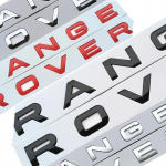 Kroomitud auto stiiliga pagasiruumi logo t&auml;hed, embleemi m&auml;rgi kleebise kate, Range Rover Sport Evoque RANGE ROVER Matte silver